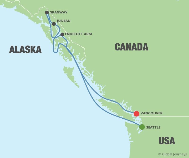 Seattle - Alaska - Vancouver - Khám phá du thuyền 5 sao Ovation of the Seas